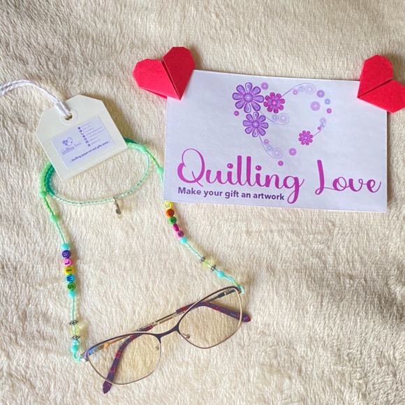 Quilling Love Eyeglasses Handle - Picture 13 of 16